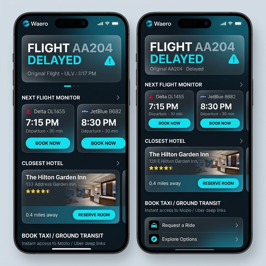 Automated Rebooking View